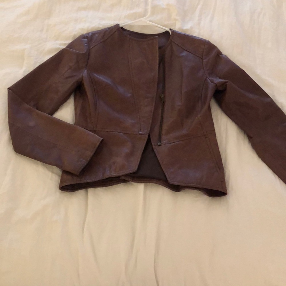 BB Dakota Brown 100% Leather Jacket